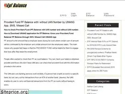 Sites similar to epfbalance.net