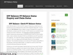 Sites similar to epfbalancestatus.co.in