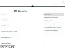 Sites similar to epfcalculator.com