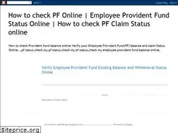 Sites similar to epfindia-gov.blogspot.com