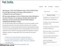 Sites similar to epfindia.website