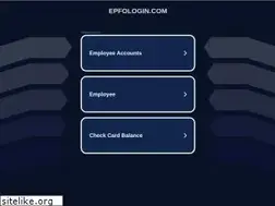 Sites similar to epfologin.com