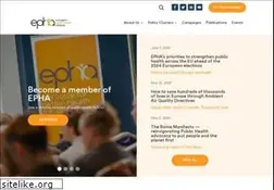 Sites similar to epha.org