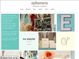 Sites similar to ephemeradesign.com