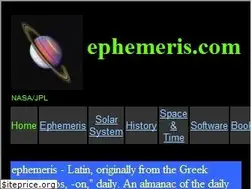 Sites similar to ephemeris.com