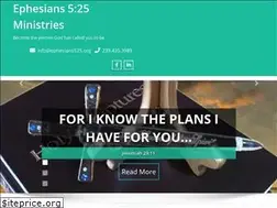 Sites similar to ephesians525.org