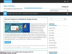 Sites similar to epicarticle.com