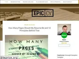 Sites similar to epiccv.com