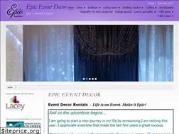 Sites similar to epiceventdecor.com