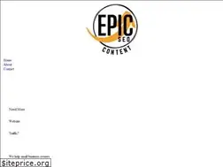 Sites similar to epicseocontent.com