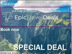 Sites similar to epictraveldeals.com