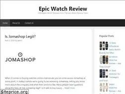 Sites similar to epicwatchreview.com