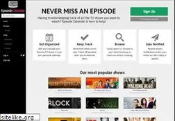 Sites similar to episodecalendar.com