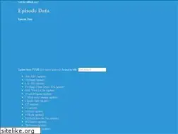 Sites similar to episodedata.com