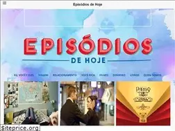 Sites similar to episodiosdehoje.com