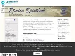 Sites similar to episteme.revues.org