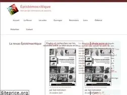 Sites similar to epistemocritique.org