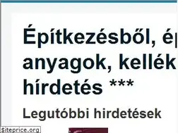 Sites similar to epitkezesbolmegmaradt.hu
