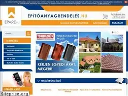 Sites similar to epitoanyagrendeles.hu