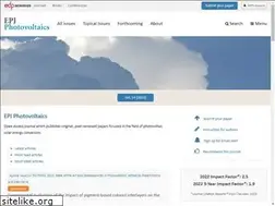 Sites similar to epj-pv.org