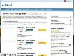 Sites similar to eplekort.no