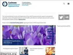 Sites similar to epoc.cochrane.org