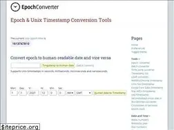 Sites similar to epochconverter.app