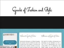 Sites similar to epochs-of-fashion.com