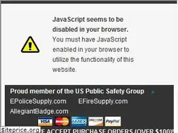 Sites similar to epolicesupply.com