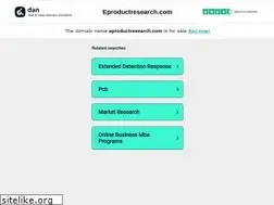 Sites similar to eproductresearch.com