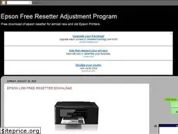 Sites similar to epsonfreeresetter.blogspot.com