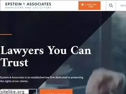 Sites similar to epsteinlawyers.com