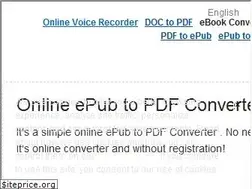 Sites similar to epub-to-pdf.com