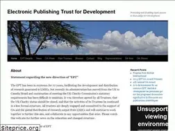 Sites similar to epublishingtrust.net