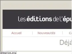 Sites similar to epure-editions.com