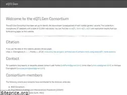 Sites similar to eqtlgen.org