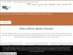 Sites similar to eqtranscriptionservices.co.uk