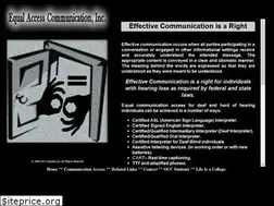 Sites similar to equalaccesscommunication.com