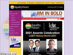 Sites similar to equalityforum.com