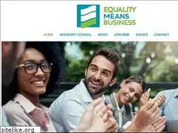 Sites similar to equalitymeansbusiness.org