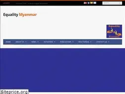Sites similar to equalitymyanmar.org