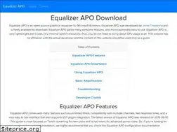 Sites similar to equalizerapo.com