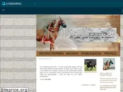 Sites similar to equestrian.livejournal.com