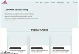 Sites similar to equicklearning.com