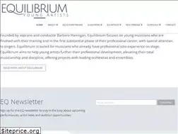Sites similar to equilibrium-youngartists.com