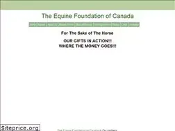 Sites similar to equinefoundation.ca