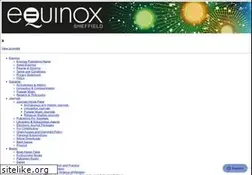 Sites similar to equinoxjournals.com