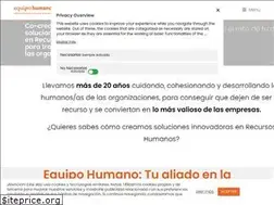 Sites similar to equipohumano.com