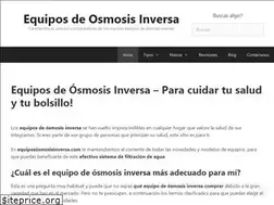 Sites similar to equipososmosisinversa.com