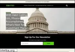 Sites similar to equities.com